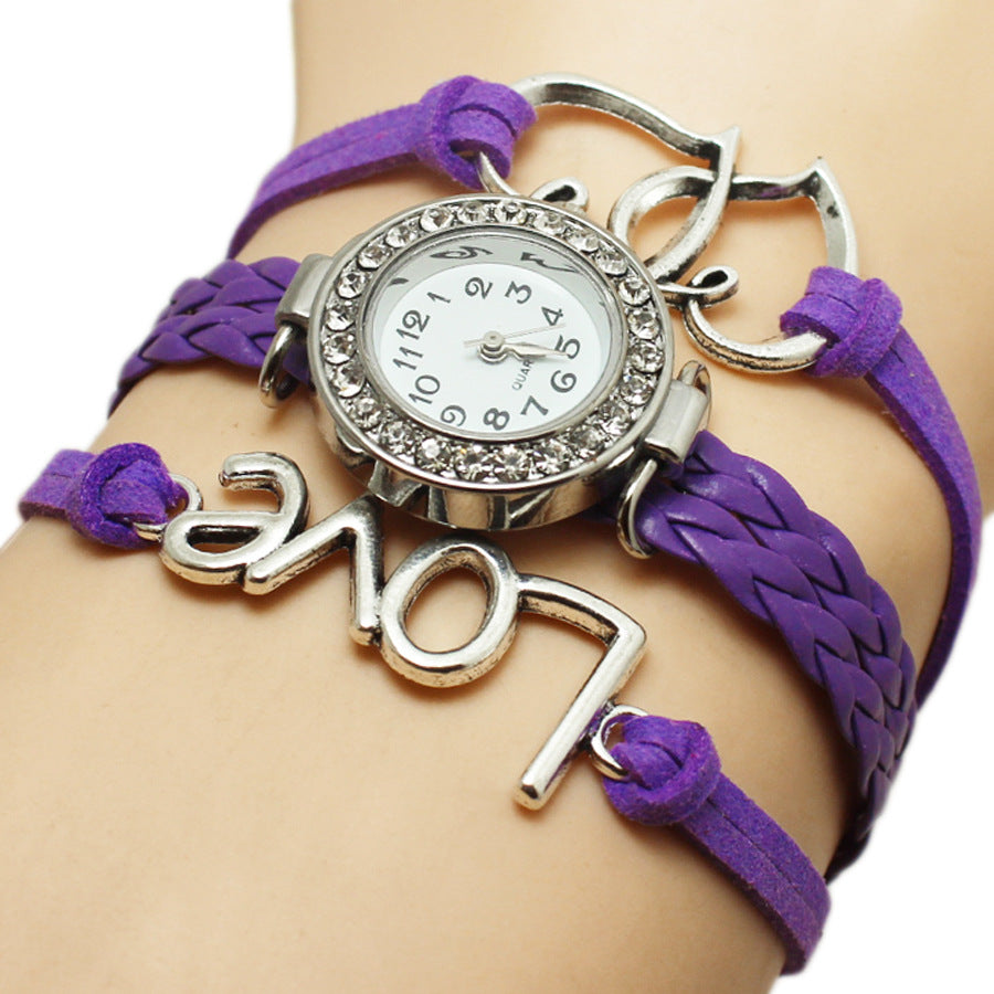 Relógio Pulseira Love