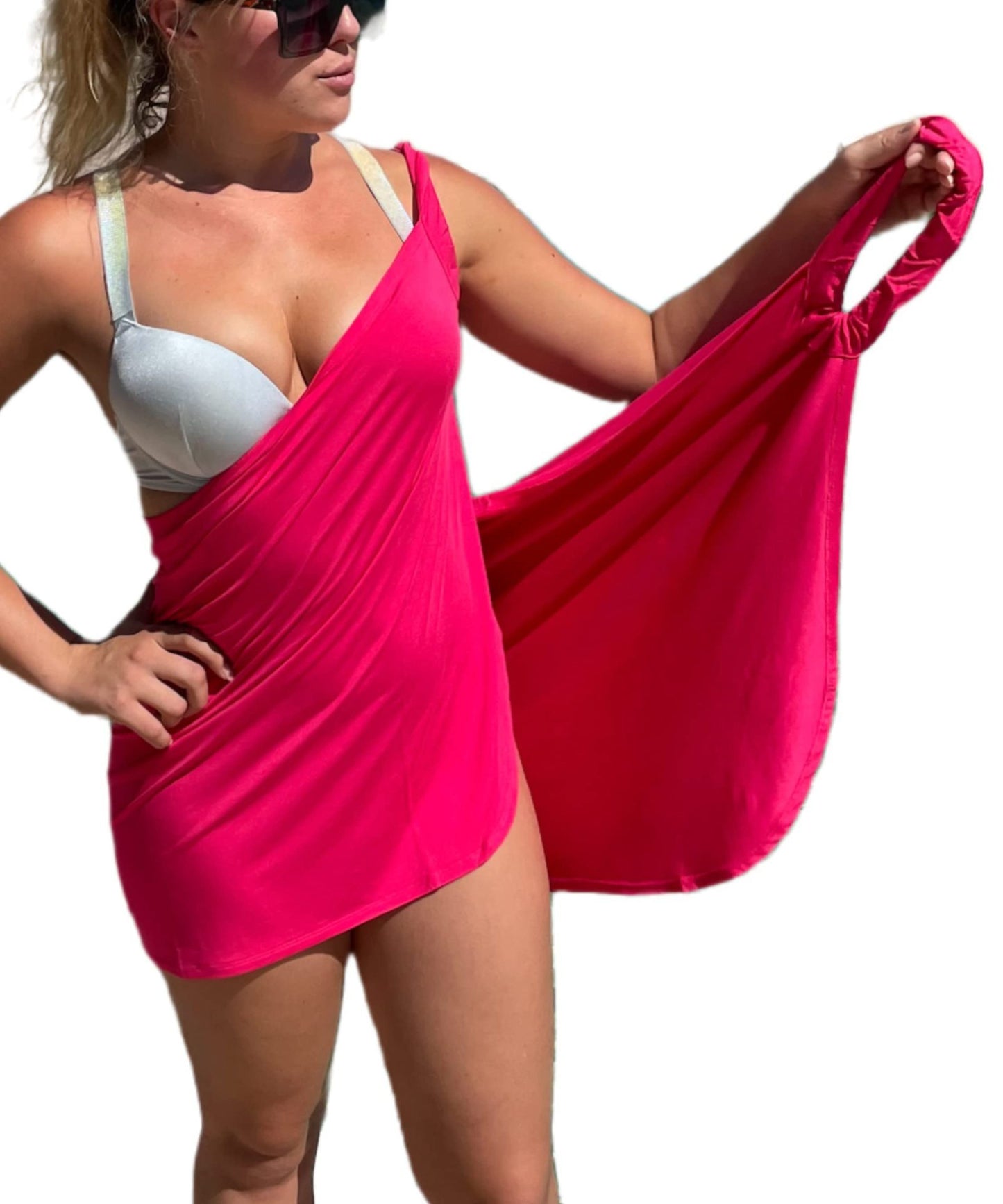 Maiô de uma peça de cor sólida sem costas